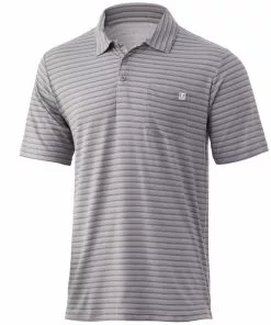 Huk Waypoint Ombre Stripe Polo Mens