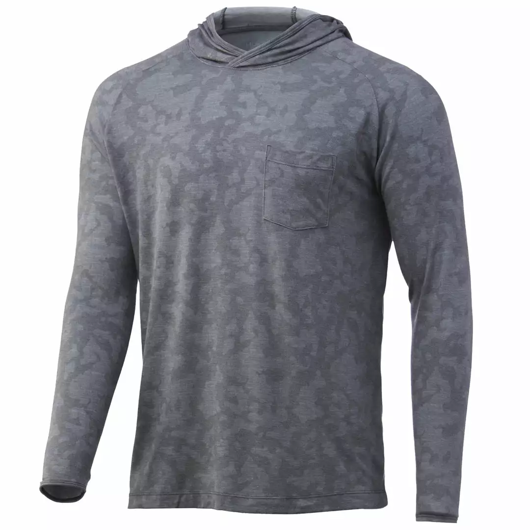 Huk Waypoint Running Lakes Hoodie Mens 3 Huk Waypoint Running Lakes Hoodie Mens