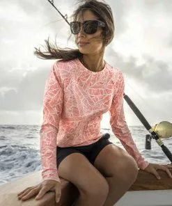 Huk Womens Linear Leaf Pursuit